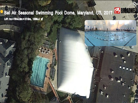swimming pool air dome