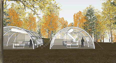 air dome greenhous