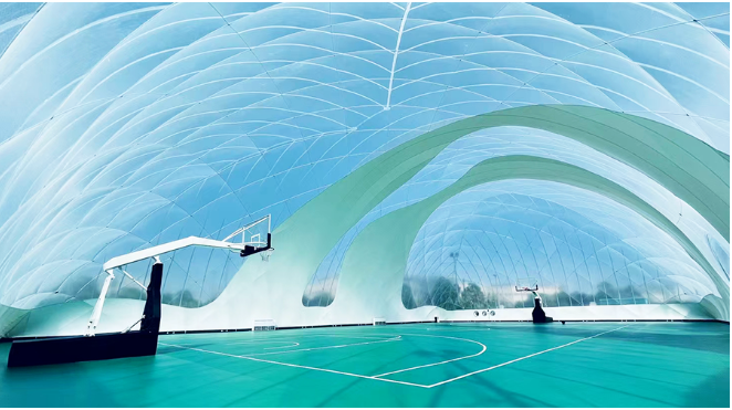 Quick Installation and Maximum Efficiency For Grounding, Airdome Stadium allows Sports Competition to be Hosted Easier