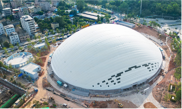 Shenzhen Has Introduced Air Dome Low-Carbon Emission Technology to build the Single Biggest Air Dome Exhibition Center